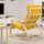 POÄNG - 搖椅, 實木貼皮, 樺木/Skiftebo 黃色 | IKEA 線上購物 - PE793580_S1