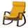 POÄNG - 搖椅, 棕色/Skiftebo 黃色 | IKEA 線上購物 - PE793571_S1