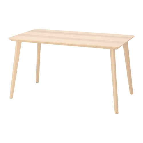 LISABO - table, ash veneer, 140x78 cm | IKEA Taiwan Online - PE740883_S4