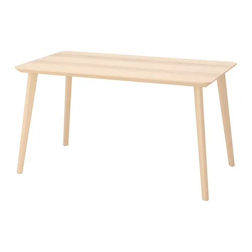 LISABO - 桌子, 實木貼皮 梣木, 140x78 公分 | IKEA 線上購物 - PE740883_S4