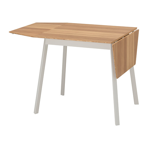IKEA PS 2012 - 折疊桌, 竹/白色, 74/106/138x80 公分 | IKEA 線上購物 - PE740892_S4