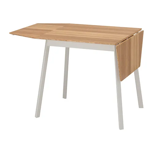 IKEA PS 2012 - 折疊桌, 竹/白色, 74/106/138x80 公分 | IKEA 線上購物 - PE740892_S4