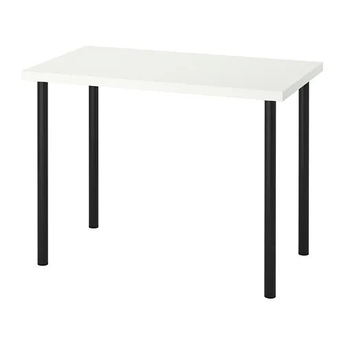LINNMON/ADILS - 桌子, 白色/黑色, 100x60 公分 | IKEA 線上購物 - PE740909_S4