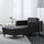 LANDSKRONA - 扶手椅, Grann/Bomstad 黑色/金屬 | IKEA 線上購物 - PE601200_S1