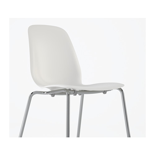 LEIFARNE - chair, white/Broringe chrome-plated | IKEA Taiwan Online - PE590835_S4
