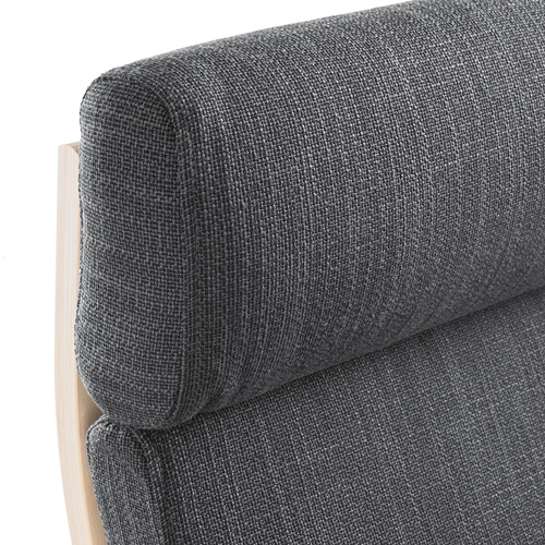 POÄNG - 搖椅, 實木貼皮, 樺木/Hillared 碳黑色 | IKEA 線上購物 - PE628949_S4