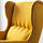 STRANDMON - 扶手椅, Skiftebo 黃色 | IKEA 線上購物 - PE583756_S1