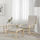POÄNG - 椅凳, 實木貼皮, 樺木/Knisa 淺米色 | IKEA 線上購物 - PE666936_S1