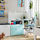 SMÅSTAD - 書桌/工作桌, 白色 淺土耳其藍/附2個抽屜 | IKEA 線上購物 - PE793628_S1