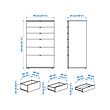 VIHALS chest of 6 drawers