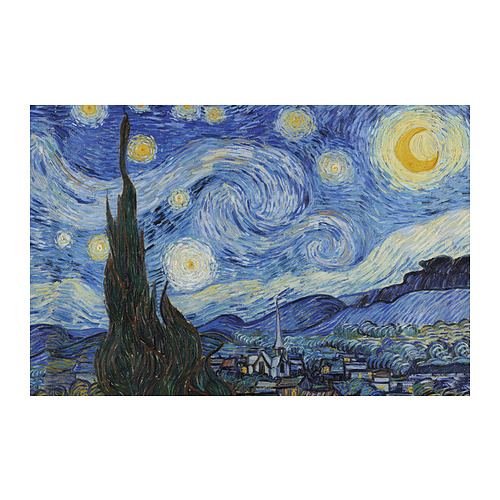 PJÄTTERYD - picture, The Starry Night, June 1889 | IKEA Taiwan Online - PE917880_S4