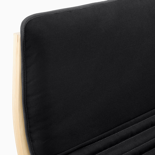 POÄNG - 搖椅, 實木貼皮, 樺木/Knisa 黑色 | IKEA 線上購物 - PE666930_S4