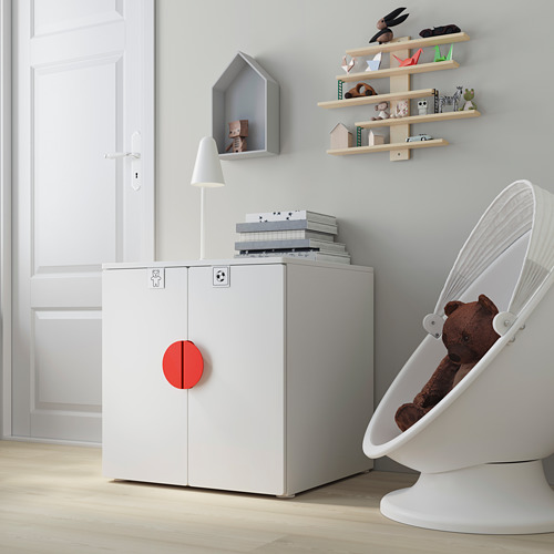 SMÅSTAD/PLATSA - 收納櫃, 白色 淺粉紅色/附層板 | IKEA 線上購物 - PE793679_S4