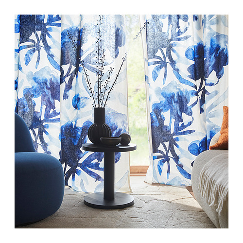 SKOGSNÄSSLA curtains, 1 pair