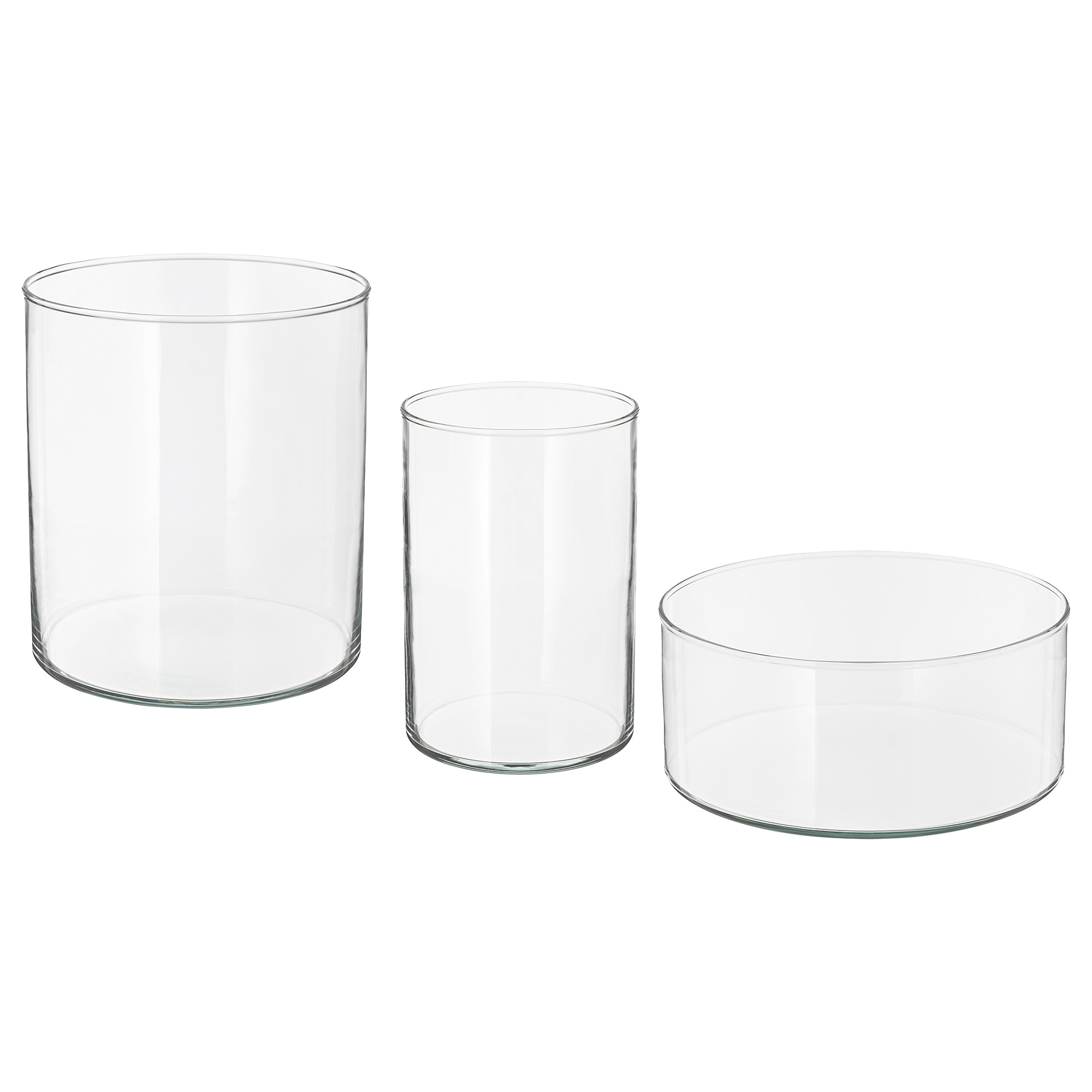 CYLINDER vase/bowl, set of 3