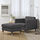 LANDSKRONA - footstool, Gunnared dark grey/metal | IKEA Taiwan Online - PE680121_S1