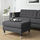 LANDSKRONA - footstool, Gunnared dark grey/metal | IKEA Taiwan Online - PE680122_S1