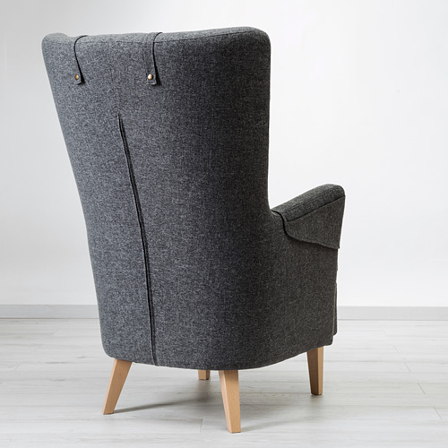 OMTÄNKSAM - armchair, Gunnared dark grey | IKEA Taiwan Online - PE696307_S4