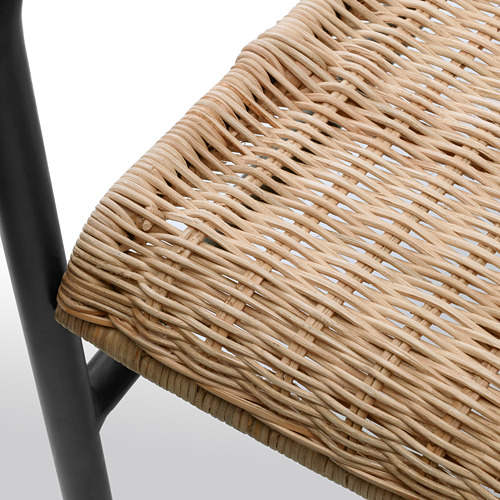 ULRIKSBERG - 扶手椅, 籐製/碳黑色 | IKEA 線上購物 - PE716933_S4