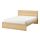 MALM - bed frame, high, white stained oak veneer | IKEA Taiwan Online - PE698416_S1