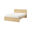 MALM - bed frame, high, white stained oak veneer | IKEA Taiwan Online - PE698416_S2 