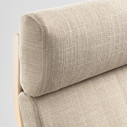 POÄNG - 扶手椅, 實木貼皮, 樺木/Hillared 米色 | IKEA 線上購物 - PE628954_S4