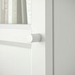 BILLY/OXBERG bookcase with panel/glass door