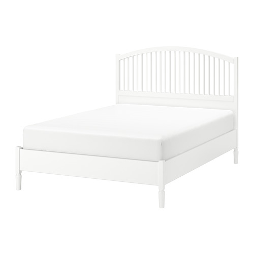TYSSEDAL - bed frame, white/Lönset | IKEA Taiwan Online - PE698420_S4