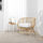 BUSKBO - 扶手椅, 籐製/Djupvik 白色 | IKEA 線上購物 - PE719538_S1