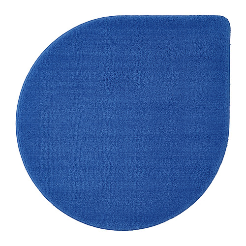 BERGVATTNET - 浴室腳踏墊, 藍色, 60x60 公分 | IKEA 線上購物 - PE984491_S4