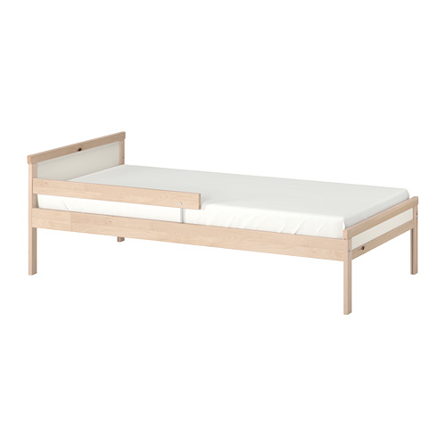 SNIGLAR - bed frame with slatted bed base, beech | IKEA Taiwan Online - PE698533_S4