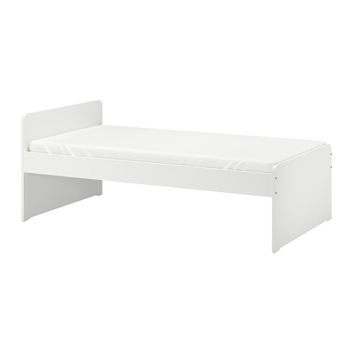 SLÄKT - 床框附床板條底座, 白色 | IKEA 線上購物 - PE698536_S4