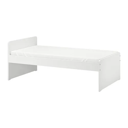 SLÄKT - 床框附床板條底座, 白色, 90x200 公分 | IKEA 線上購物 - PE698536_S4