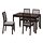 EKEDALEN/EKEDALEN - table and 4 chairs, dark brown/Orrsta light grey | IKEA Taiwan Online - PE741220_S1