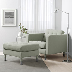 LANDSKRONA - 扶手椅, Gunnared 深灰色/金屬 | IKEA 線上購物 - PE680153_S3