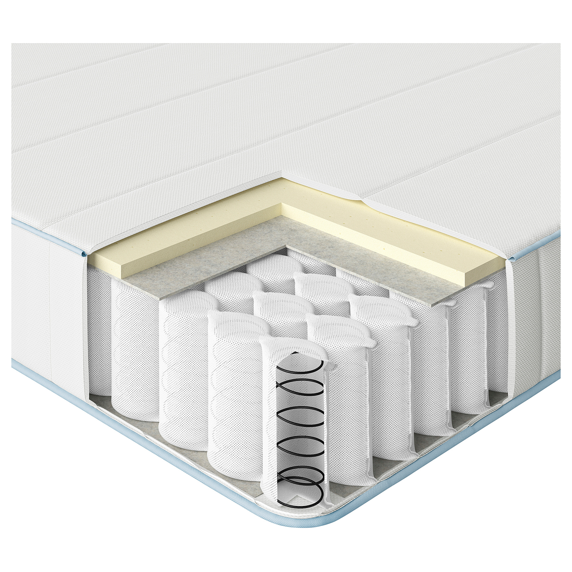 BRUKSVARA pocket sprung mattress