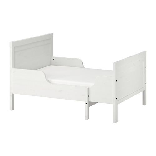 SUNDVIK ext bed frame with slatted bed base