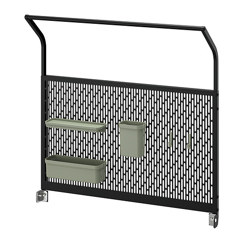 GRILLSKÄR - back panel for outdoor kitchen, black, 86x87 cm | IKEA Taiwan Online - PE879769_S4