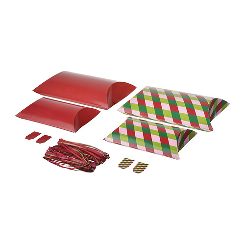 VINTERFINT - gift box, set of 4, mixed patterns mixed colours, mixed patterns mixed colours | IKEA Taiwan Online - PE984509_S4