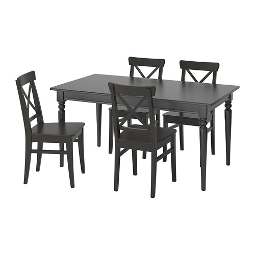 INGATORP/INGOLF table and 4 chairs