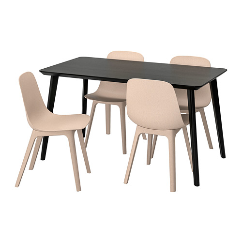 LISABO/ODGER table and 4 chairs