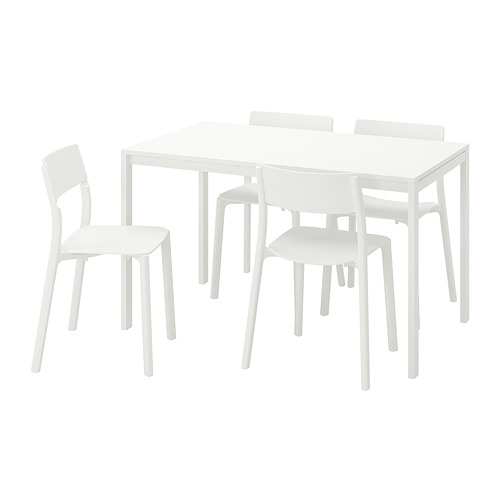 MELLTORP/JANINGE 餐桌附4張餐椅