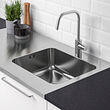 OLOFSJÖN worktop with 1 integrated sink