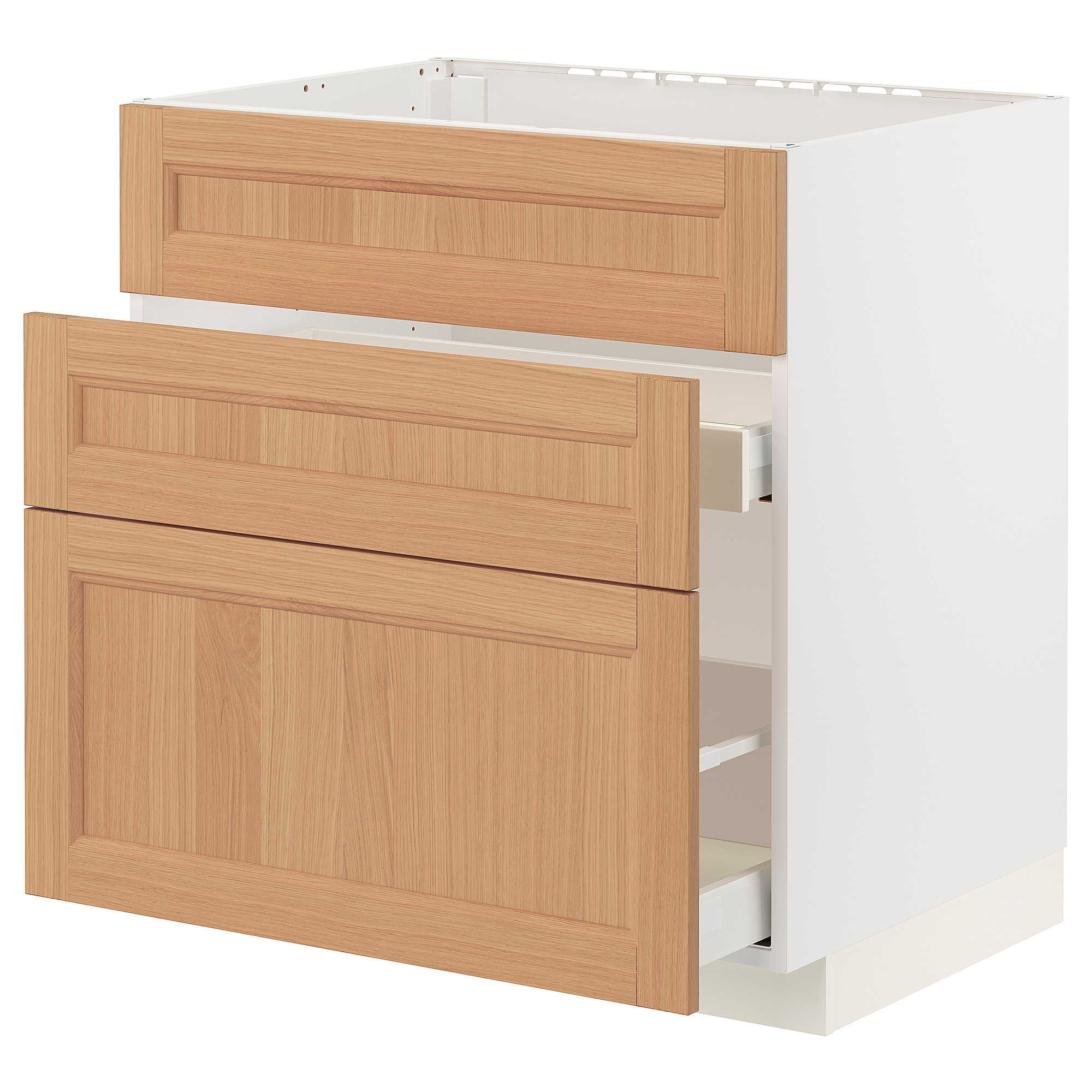 METOD/MAXIMERA base cab f sink+3 fronts/2 drawers