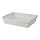 KOMPLEMENT - metal basket, patterned/white, 68.5x53.3x16 cm | IKEA Taiwan Online - PE377316_S1