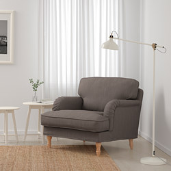 STOCKSUND - armchair, Nolhaga dark green/light brown/wood | IKEA Taiwan Online - PE688250_S3