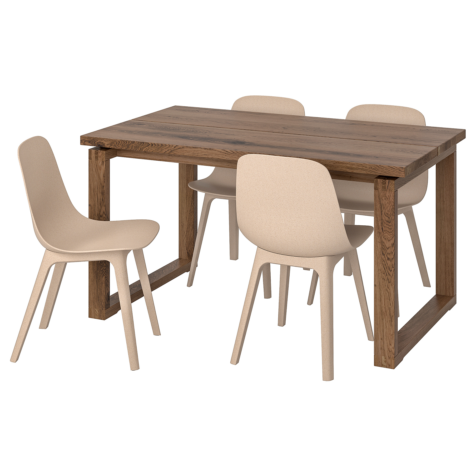 MÖRBYLÅNGA/ODGER table and 4 chairs