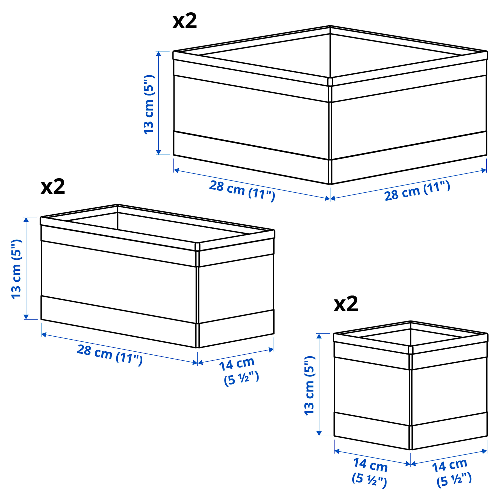 SKUBB box, set of 6