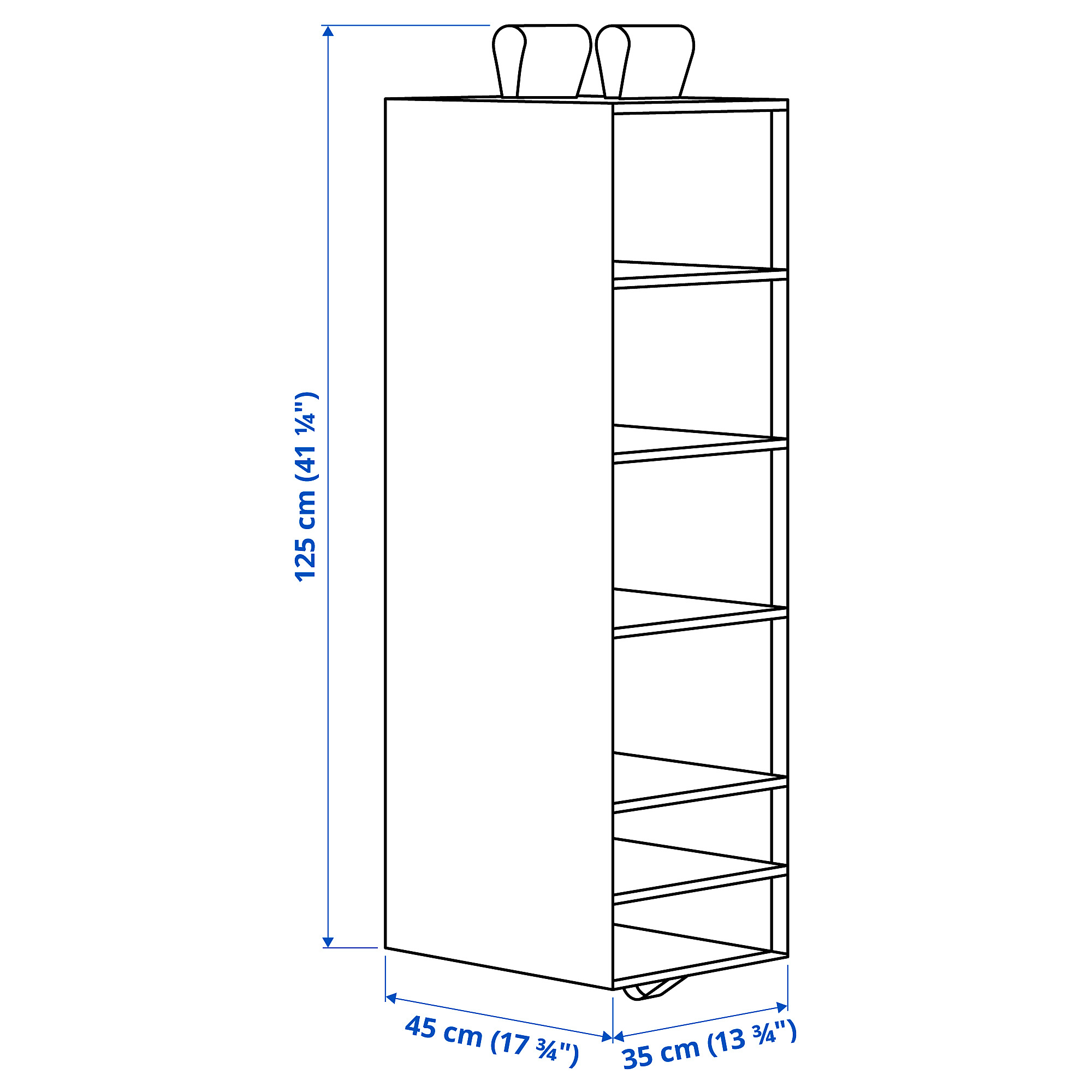 SKUBB storage with 6 compartments