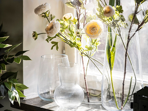 BERÄKNA - vase, clear glass | IKEA Taiwan Online - PE839400_S4